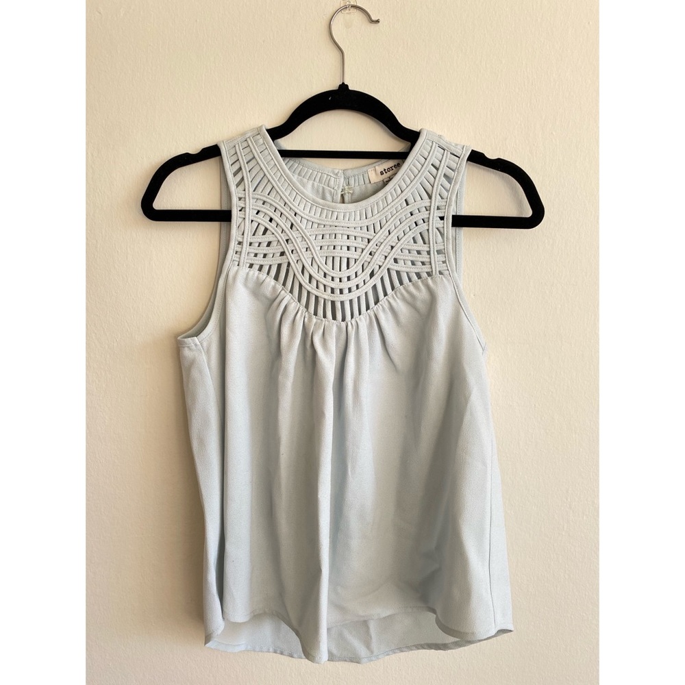 Nordstrom Storee Pale Blue Tank